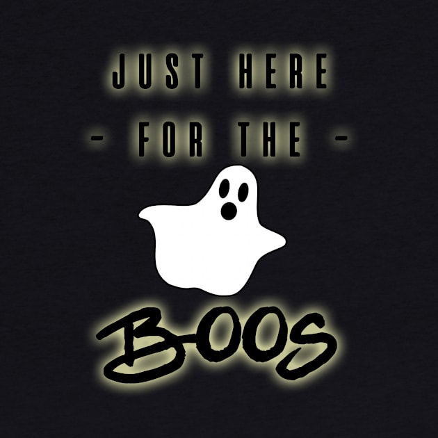 Just Here for the Boos Halloween Costume Ghost by charlescheshire